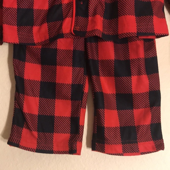 Carter's Toddler 2Pc Check Fleece PJs, 2T, NEW! - Picture 4 of 16